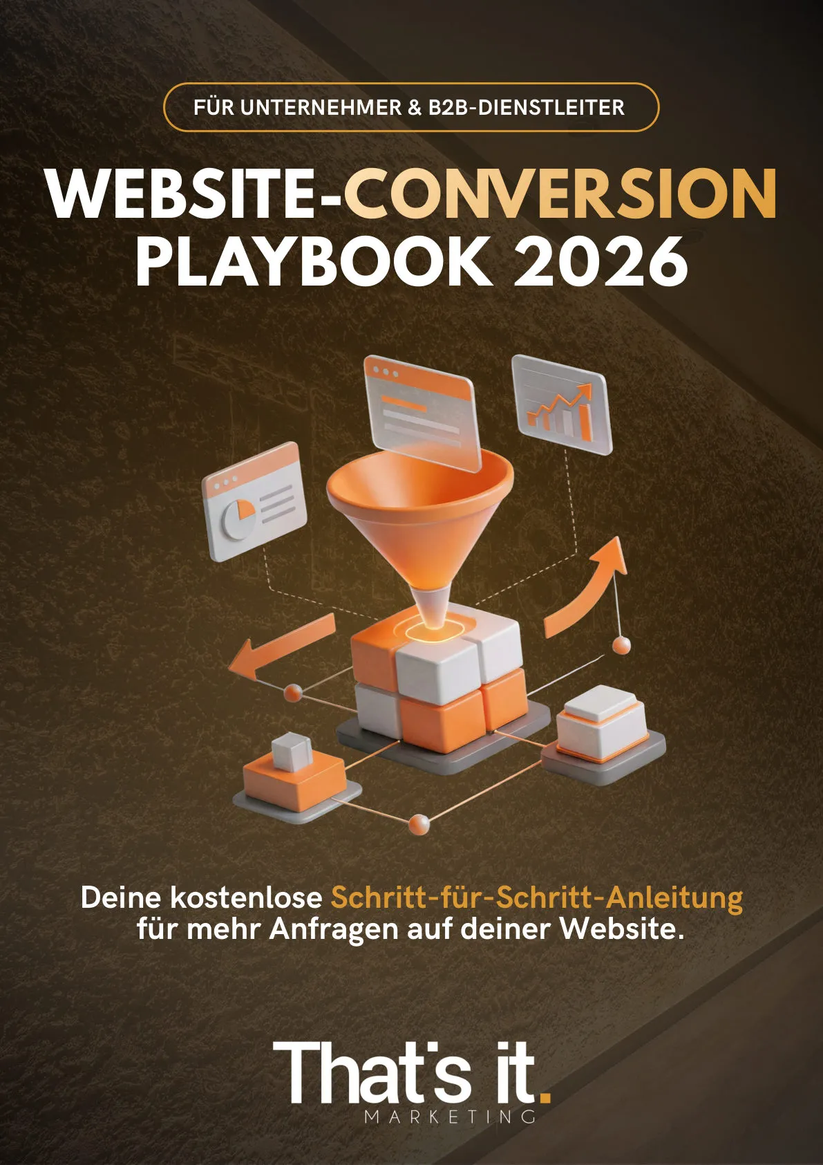 Seite 1 der Vorschau des Website Conversion Playbook 2026